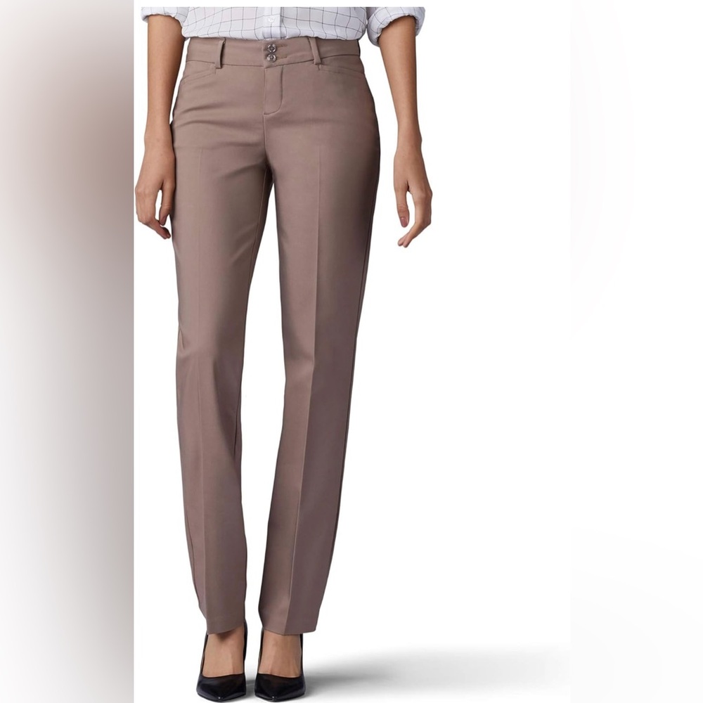 Lee Elegant Women's Tan Pants- 16 long